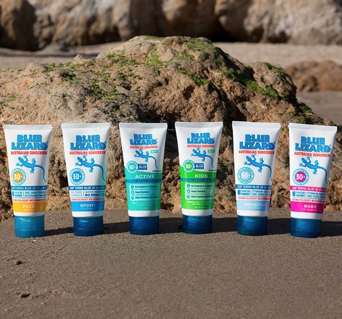 Blue Lizard sunscreens