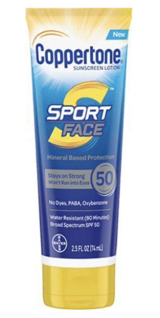 Coppertone Face Mineral sunscreen