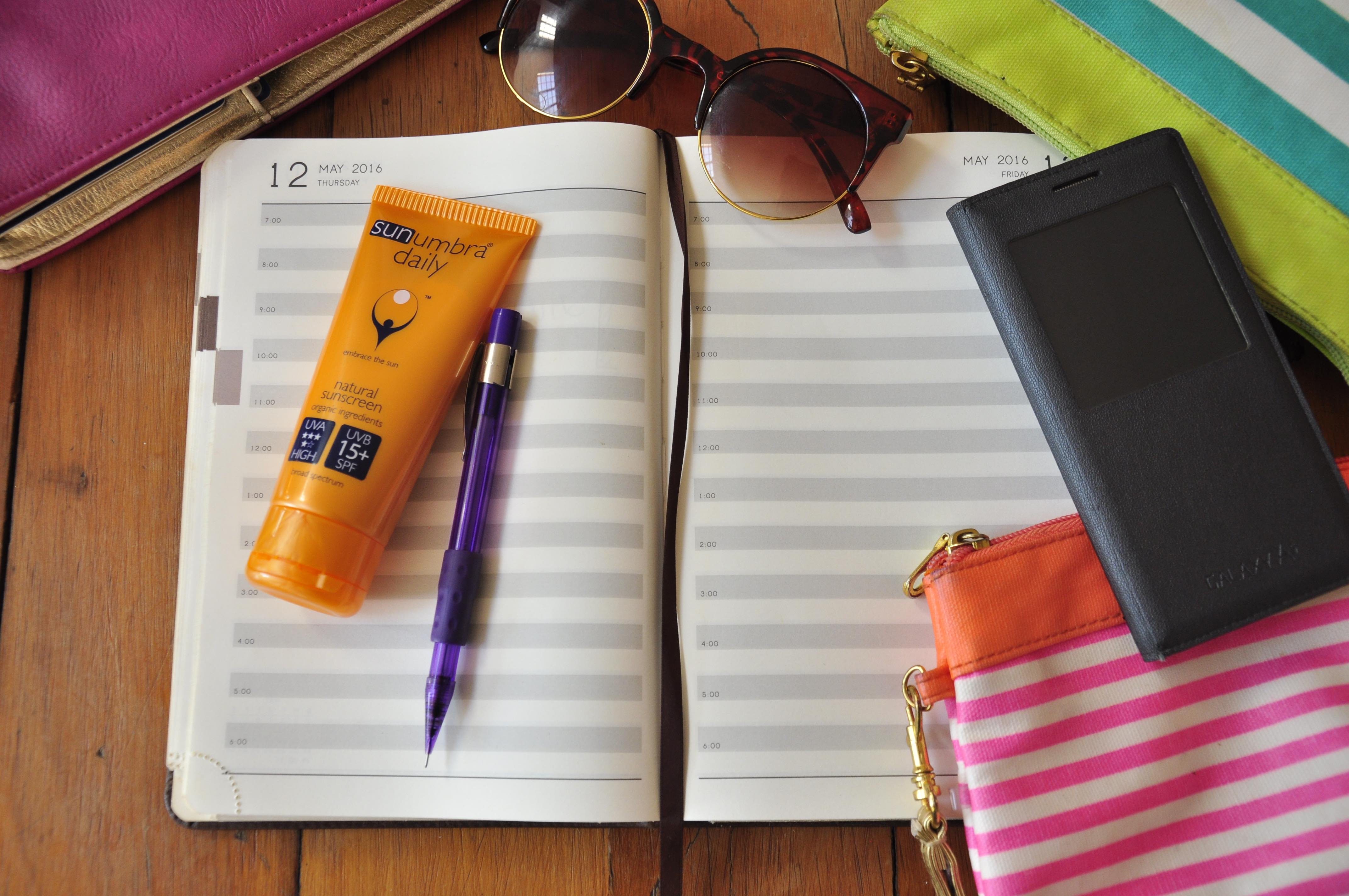 SPF 15 sunscreen