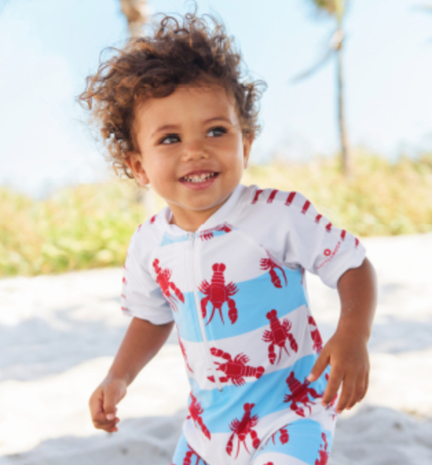 SPF infant Swimsuit for a boy