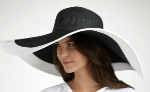 Goth style sun protective hat