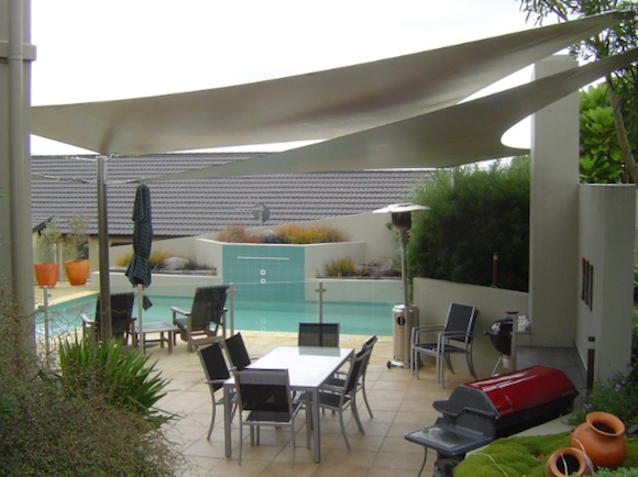 Private residence sun shade